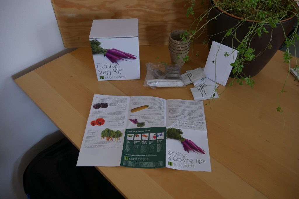 Beschreibung im Flippgen Gemüse-Kit