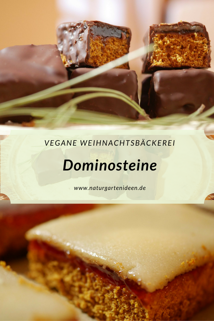 vegane Dominosteine zu Weihnachten